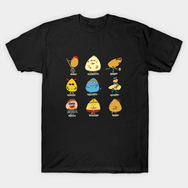 Funny Egg Puns T-Shirt by Mark Ewbie